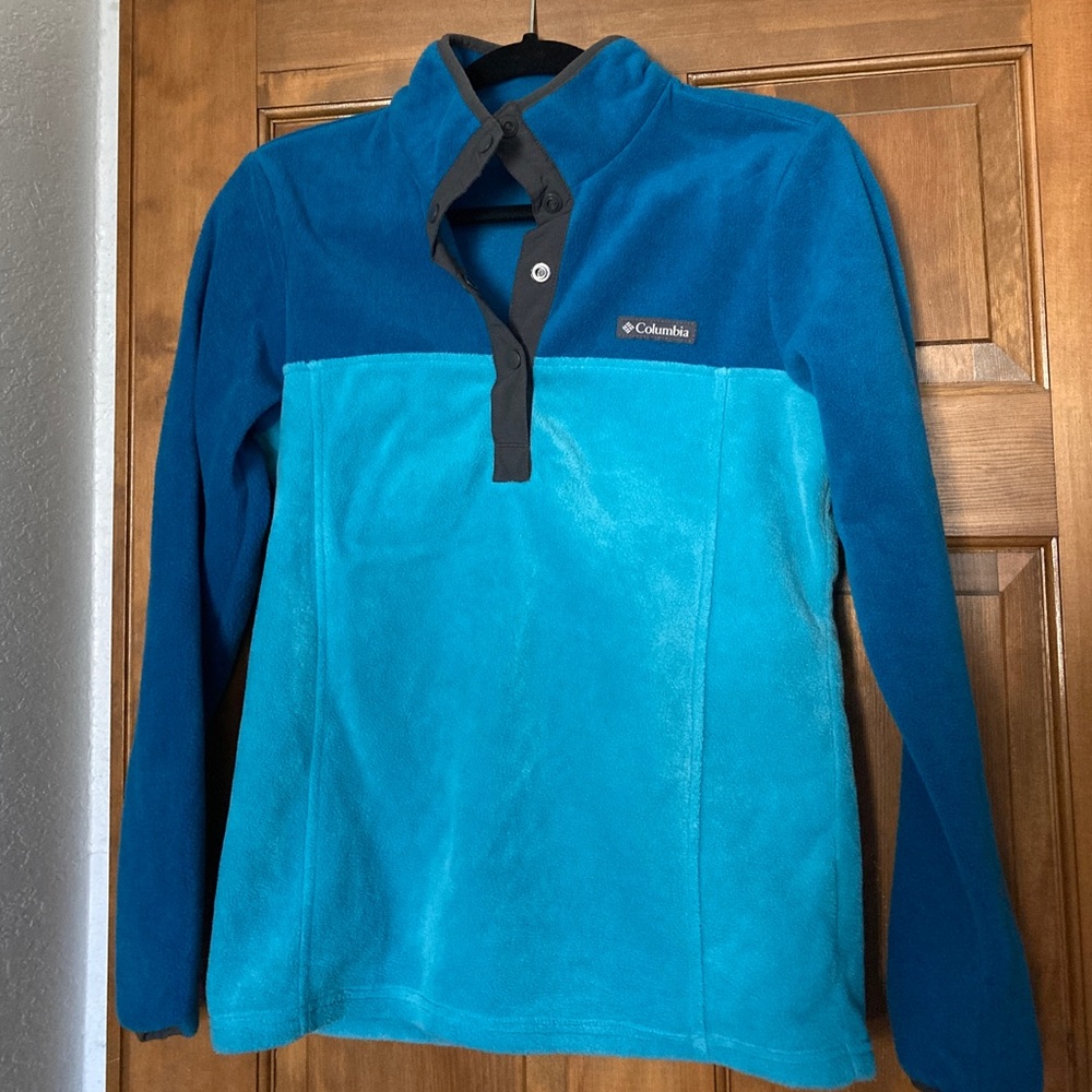 Columbia fleece quarter snap